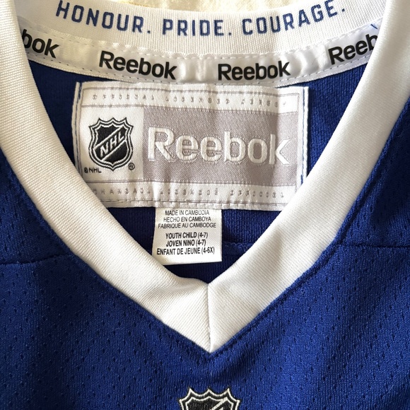 Toronto Maple Leafs Youth Kids Child SZ 4-7 NHL Licensed Reebok Jersey - Picture 2 of 3
